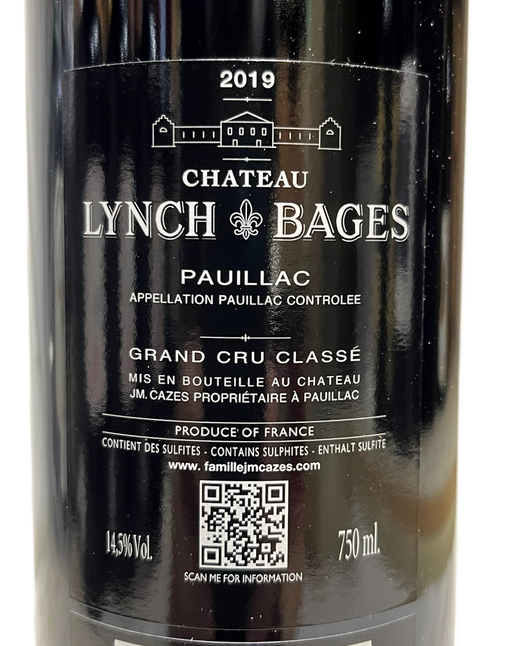2019 Lynch Bages Pauillac