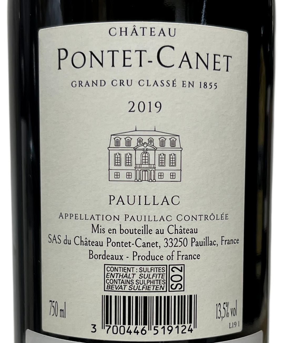 2019 Pontet Canet Pauillac