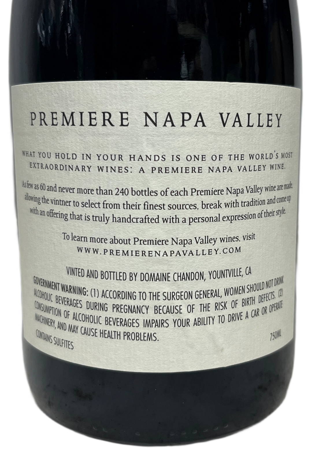 2011 Domaine Chandon Carneros Pinot Noir - Premiere Napa Valley Wine Auction Lot
