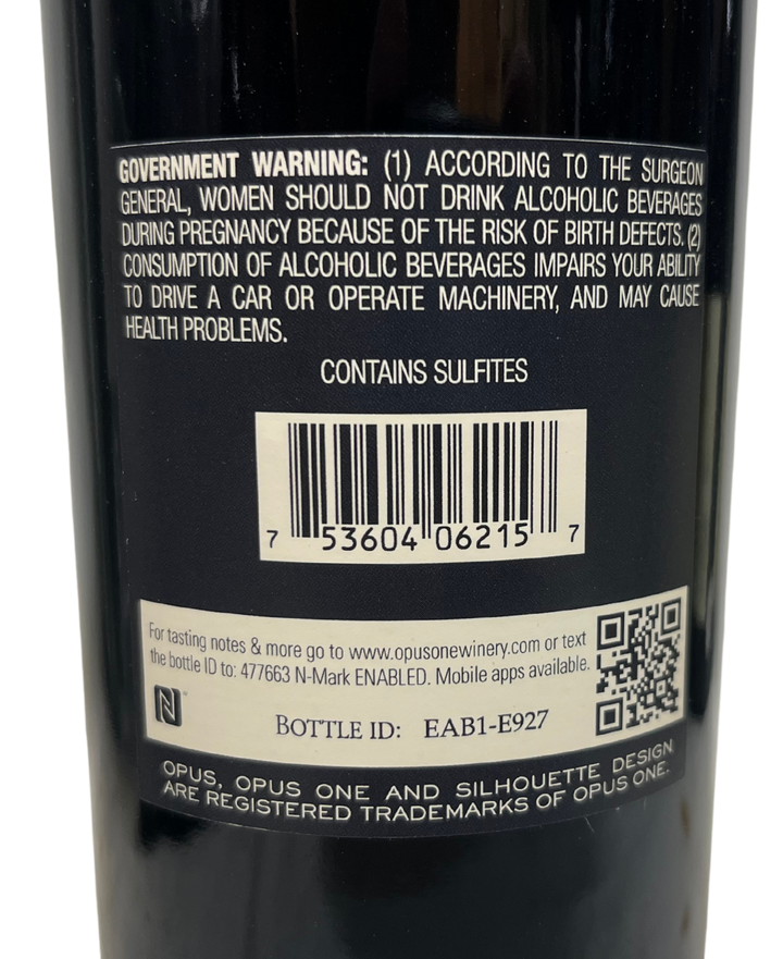 2015 Opus One Napa Valley Proprietary Red