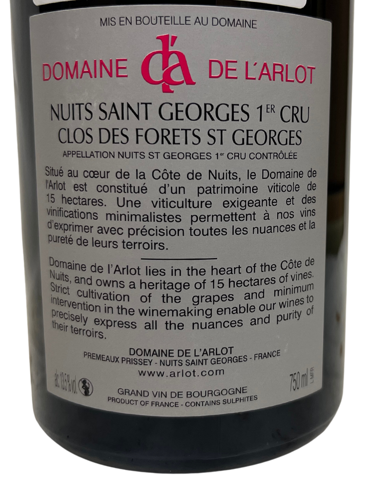 2016 Domaine de l'Arlot Nuits St Georges Clos des Forets St Georges