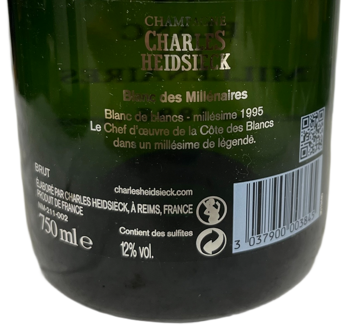 1995 Charles Heidsieck Champagne Blanc des Millenaires