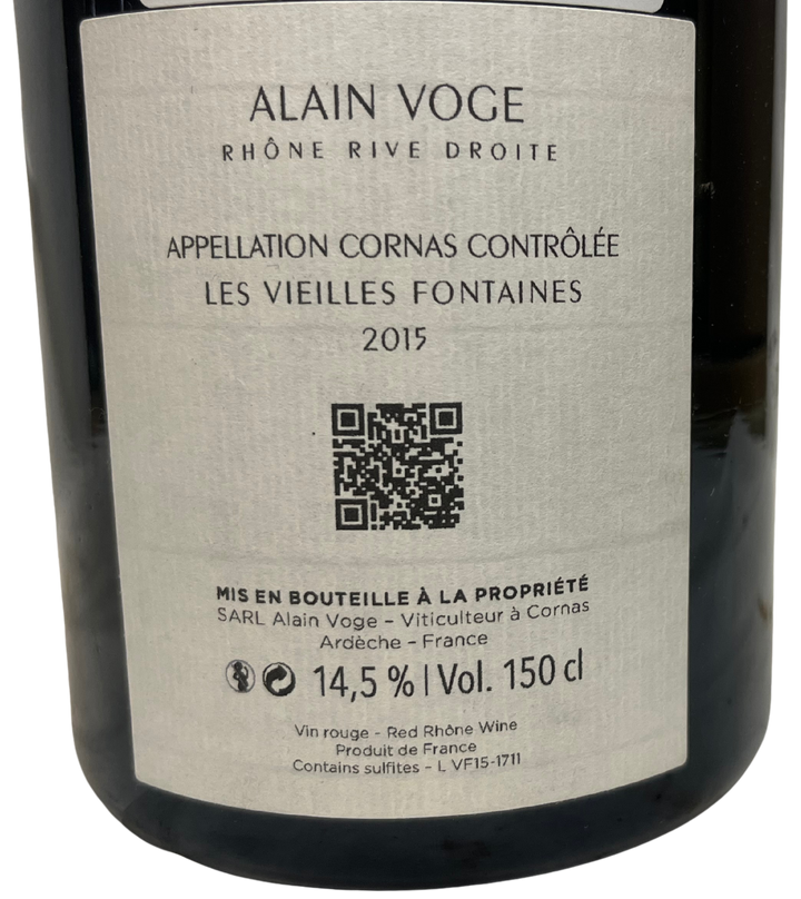 2015 Alain Voge Cornas Vieilles Fontaines