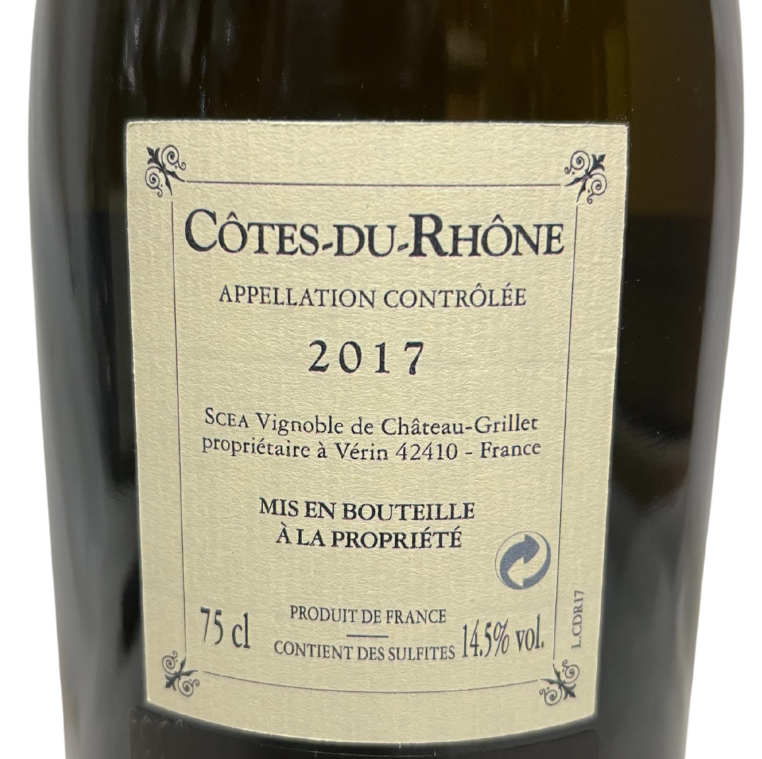 2017 Chateau Grillet Cotes du Rhone Blanc