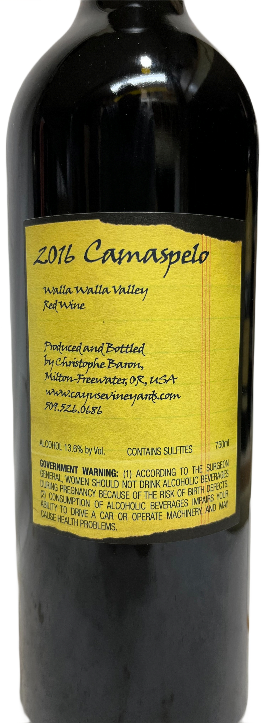 2016 Cayuse Camaspelo Proprietary Red