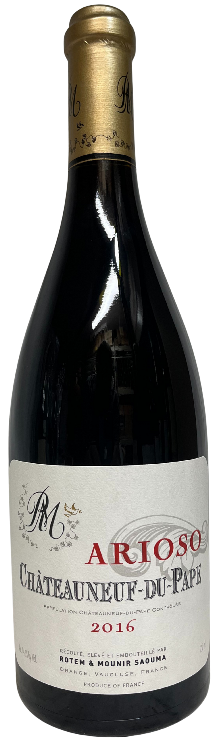 2016 Rotem & Mounir Saouma Chateauneuf du Pape Arioso Rouge