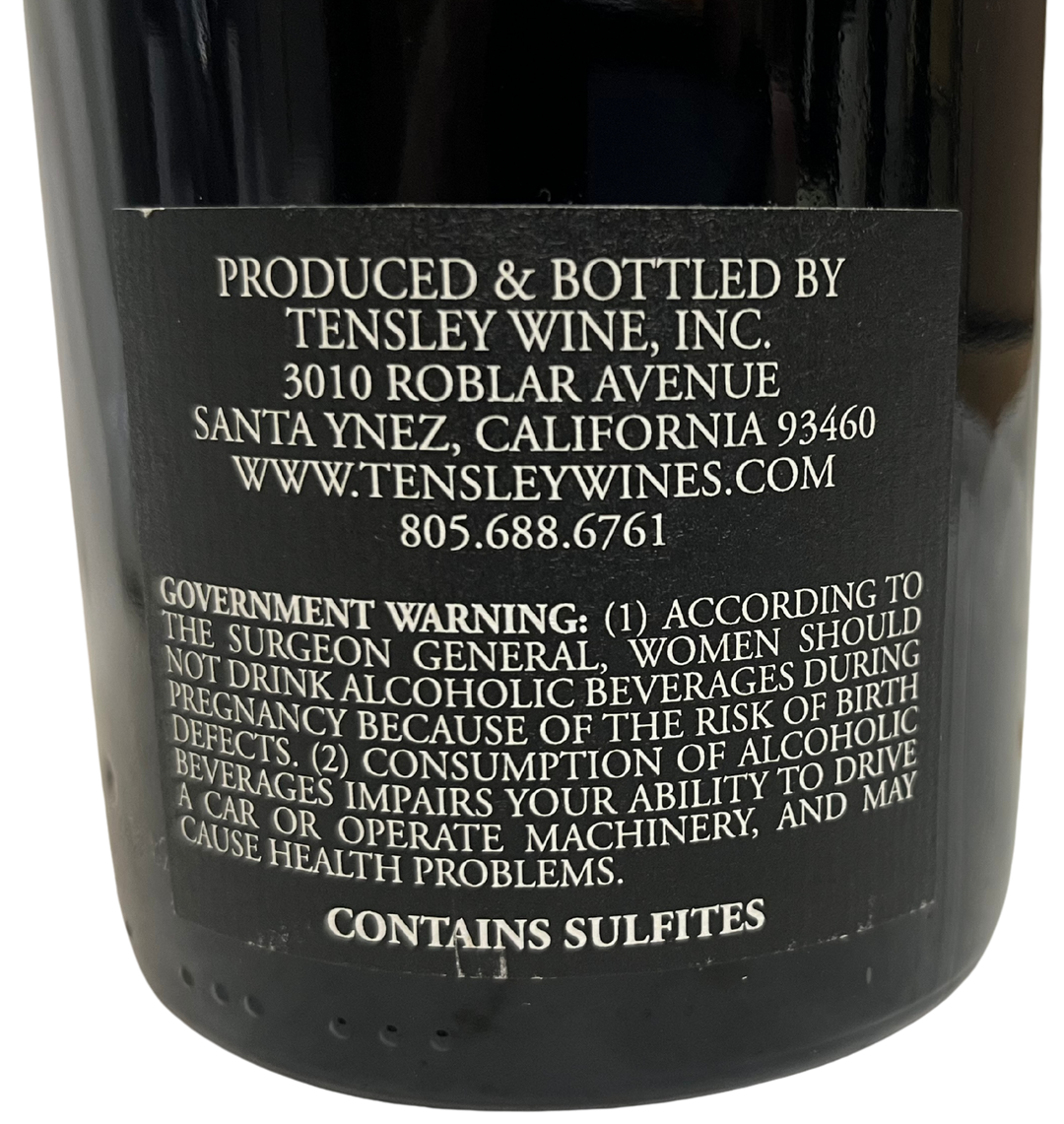 2016 Tensley Noir Syrah