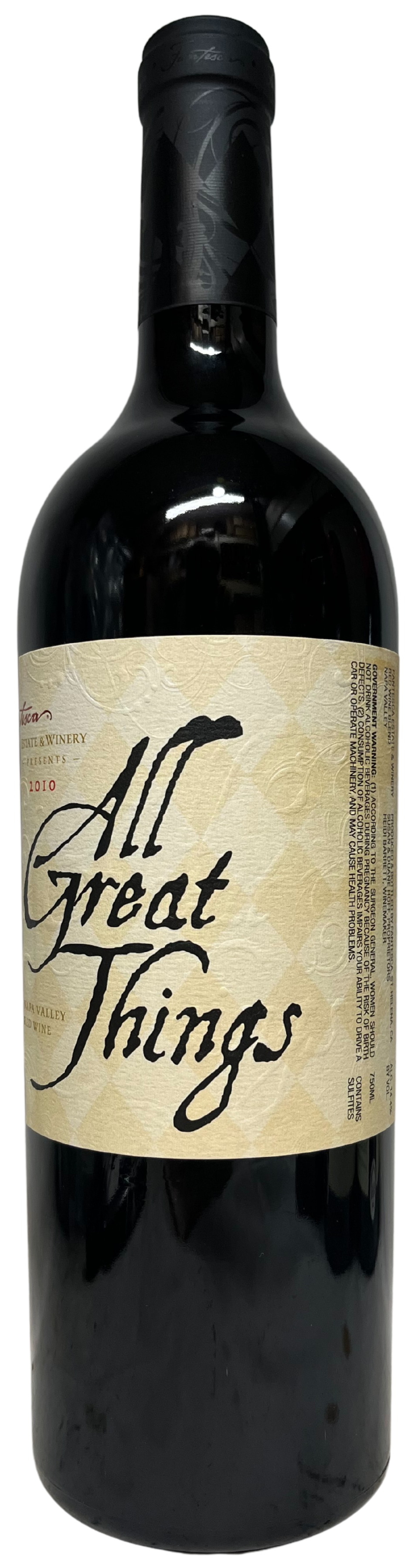 2010 Fantesca All Great Things "Justice" Proprietary Red