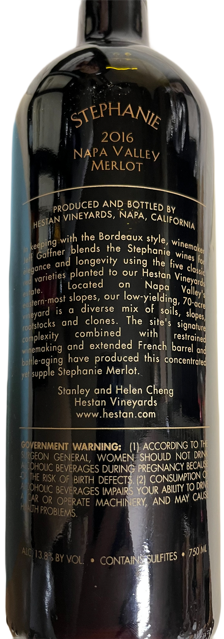 2016 Hestan Vineyards Stephanie Merlot
