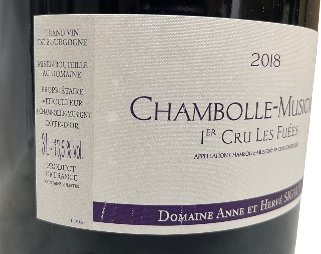 2018 Domaine Anne et Herve Sigaut Chambolle Musigny les Fuees