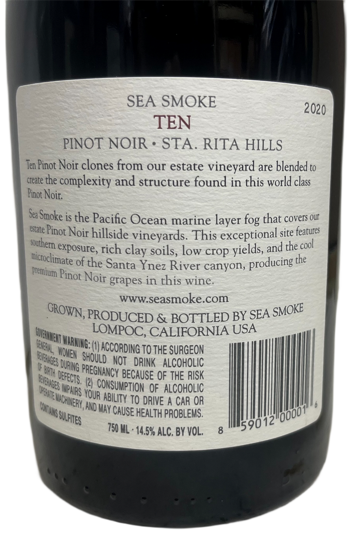 2020 Sea Smoke Ten Pinot Noir