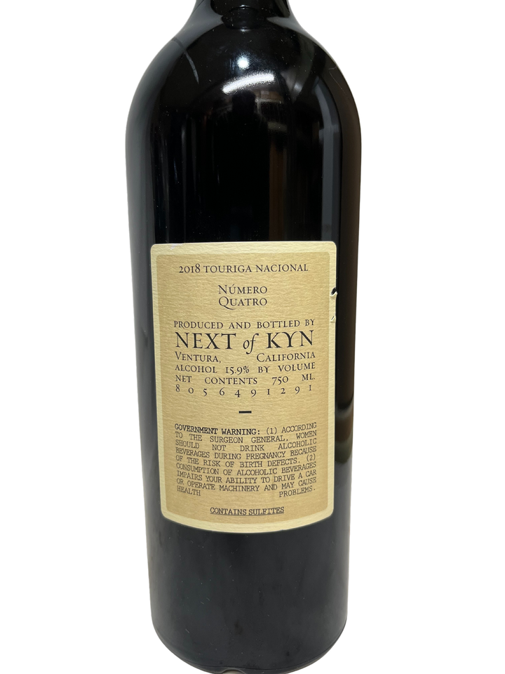 2018 Sine Qua Non Next of Kyn Numero Quatro Touriga Nacional