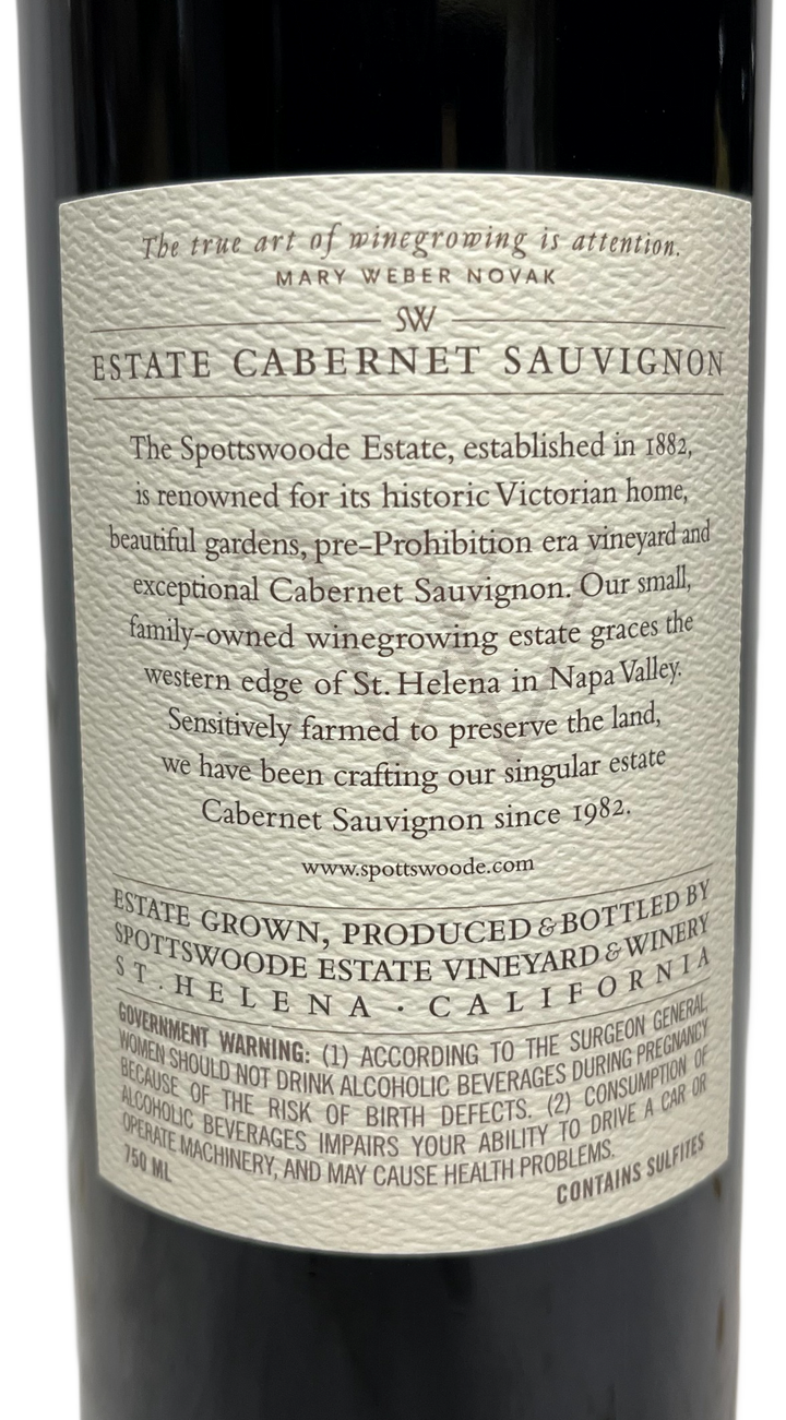 2016 Spottswoode Napa Valley Cabernet Sauvignon