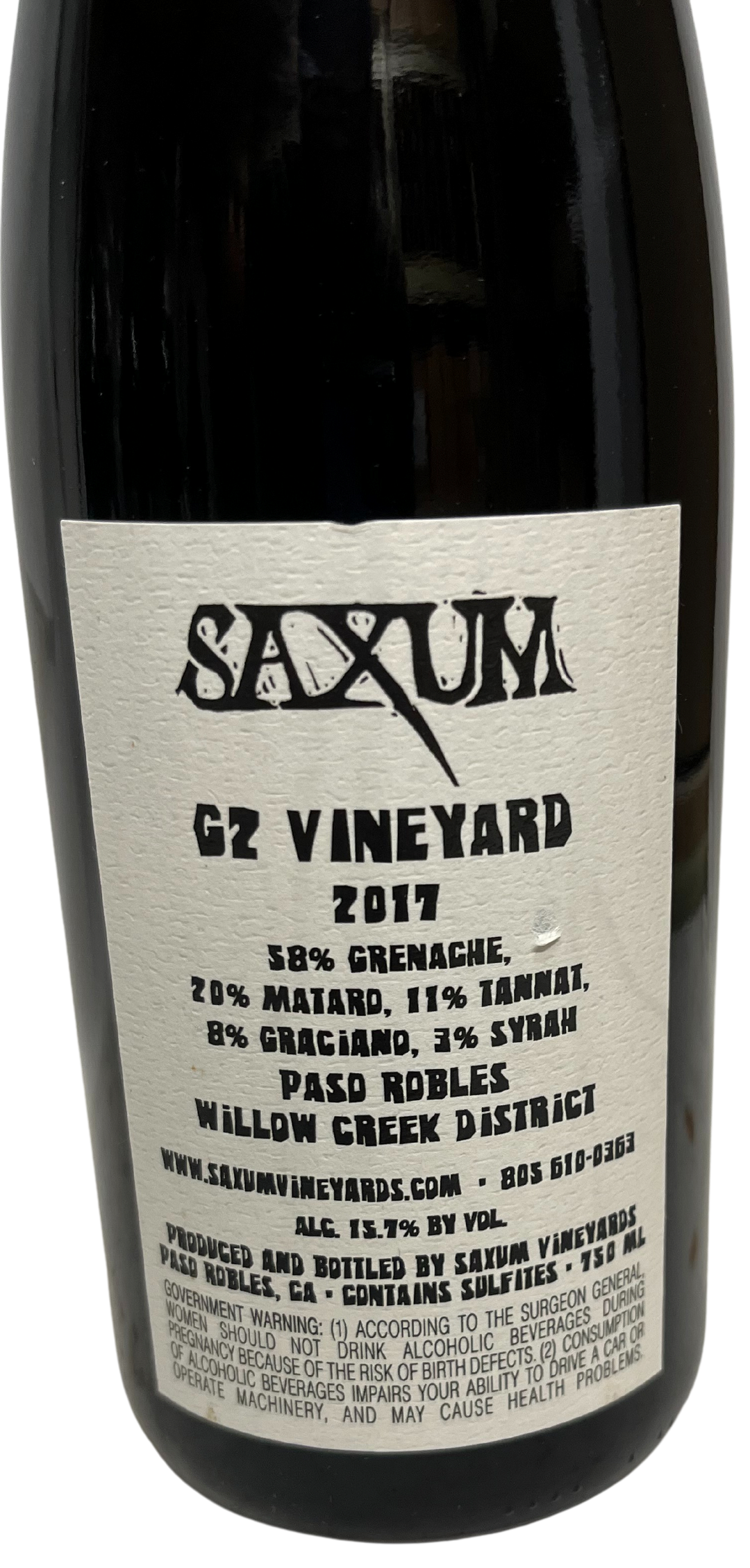 2017 Saxum G2 Vineyard Proprietary Red