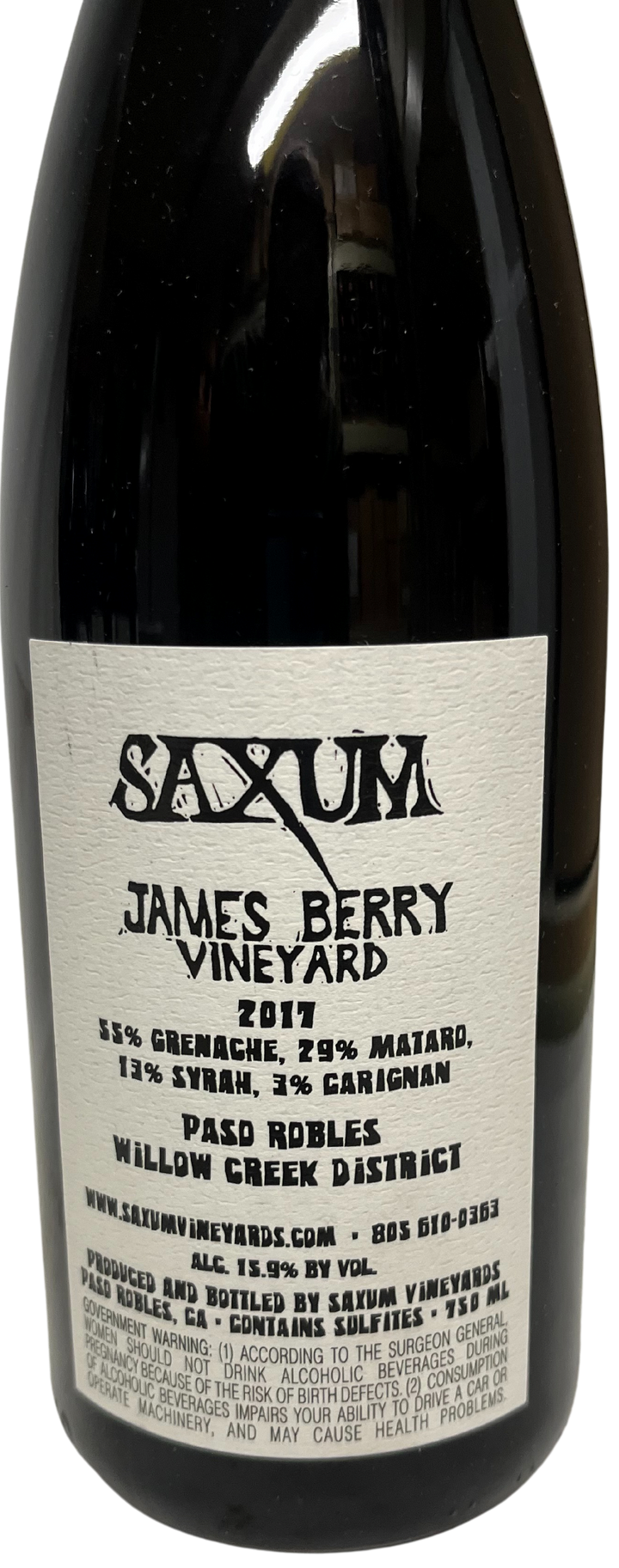 2017 Saxum James Berry Vineyard Proprietary Red