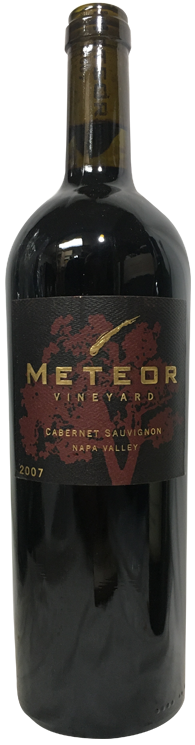 2007 Meteor Vineyard Napa Valley Cabernet Sauvignon