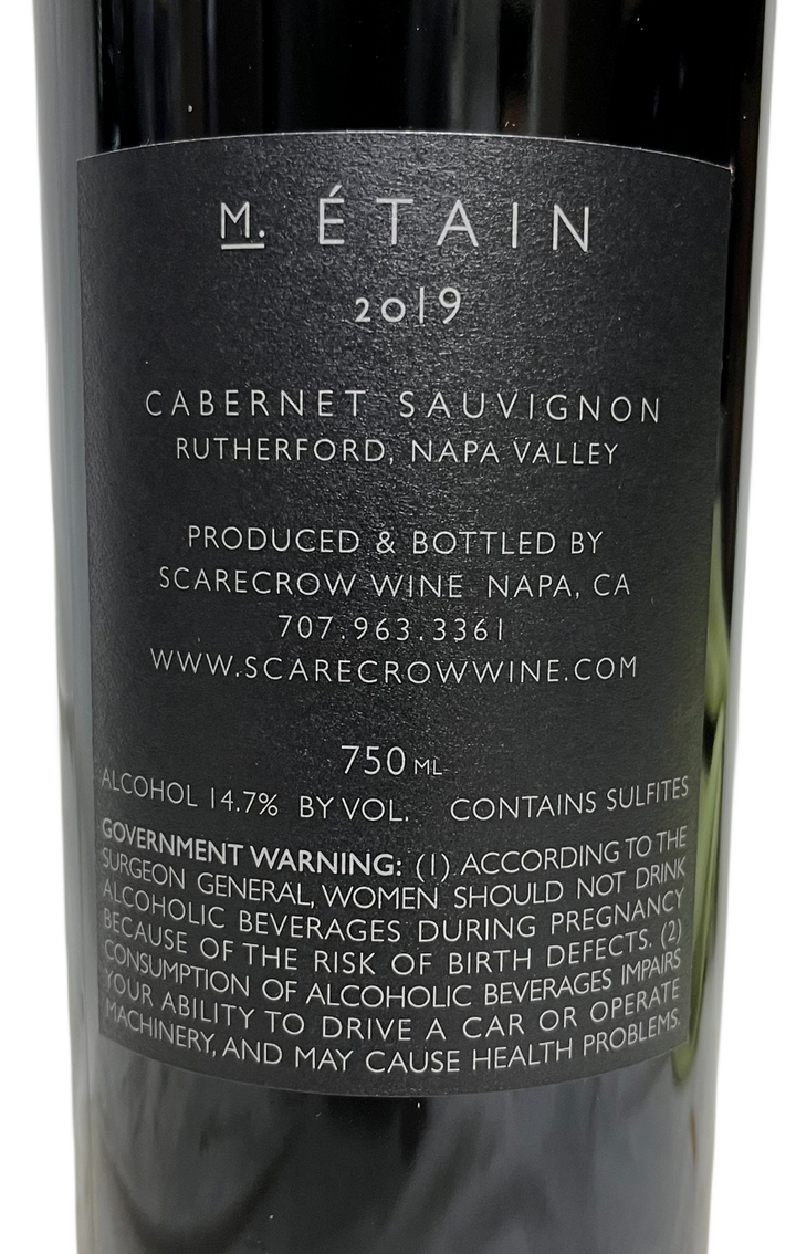 2019 Scarecrow M. Etain Cabernet Sauvignon