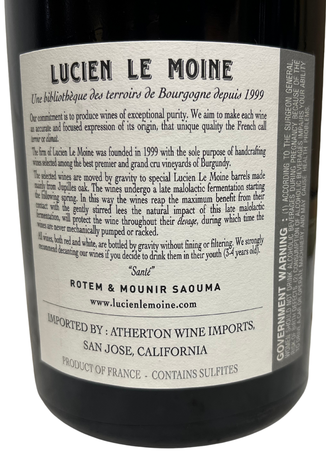 2020 Lucien Le Moine Chambolle Musigny les Charmes