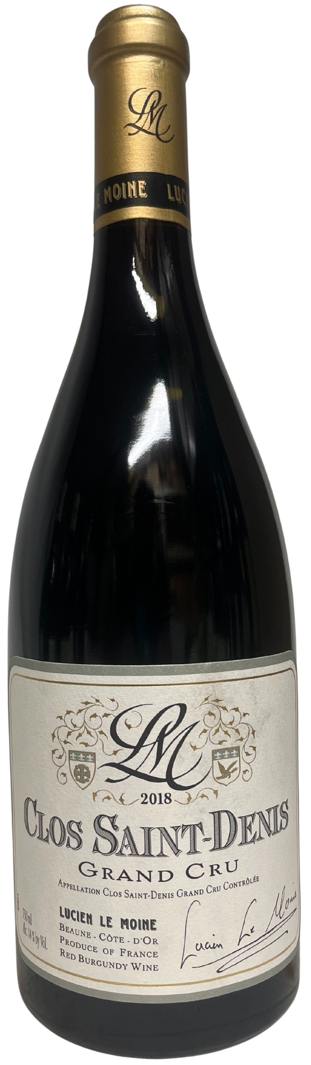 2018 Lucien Le Moine Clos St Denis