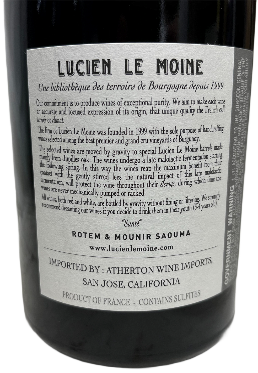 2019 Lucien Le Moine Gevrey Chambertin les Cazetiers