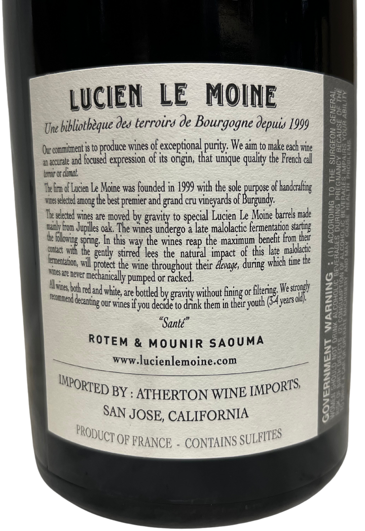 2020 Lucien Le Moine Pommard les Grands Epenots