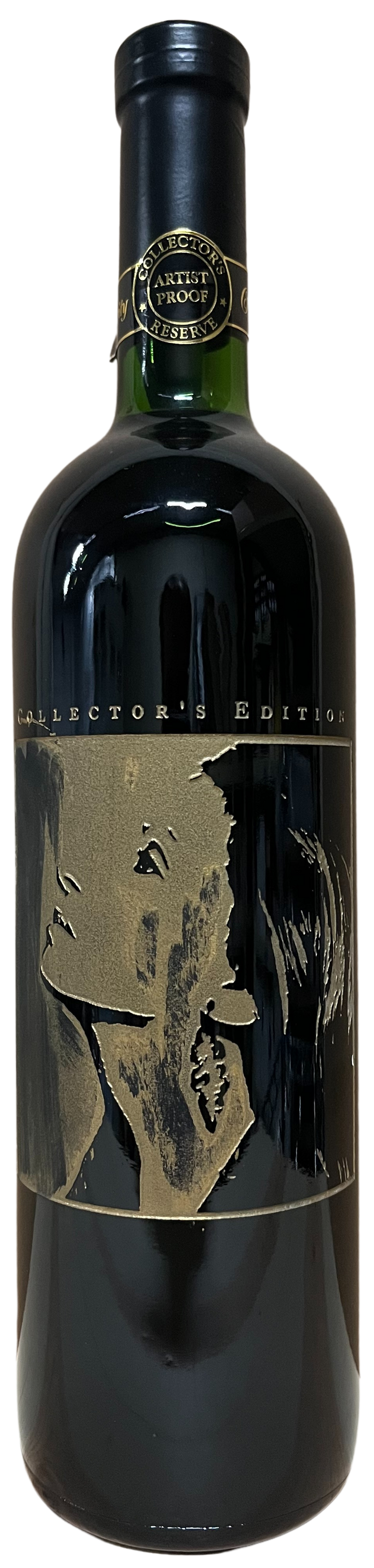 1995 Celebrity Cellars Barbara Streisand Etched Bottle Cabernet Sauvignon