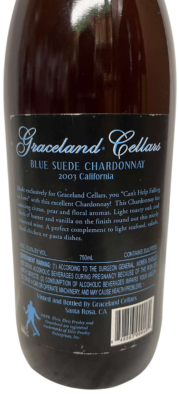2003 Graceland Cellars Elvis Blue Suede Chardonnay - Scratch and  Dent