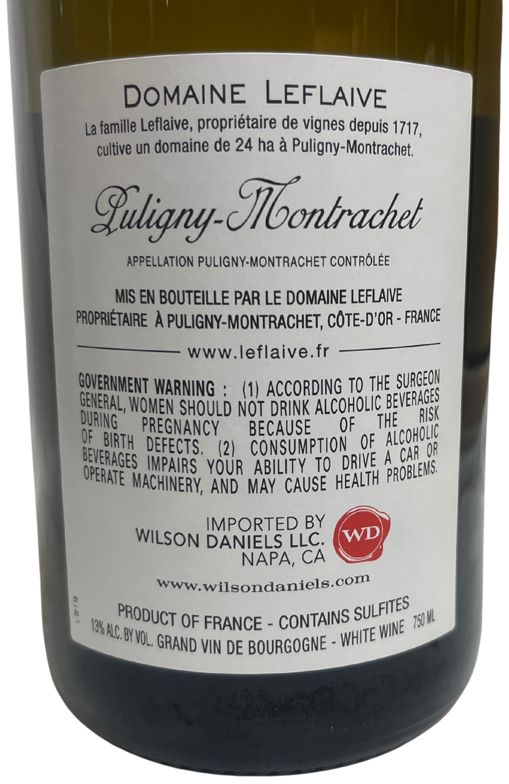 2018 Domaine Leflaive Puligny Montrachet