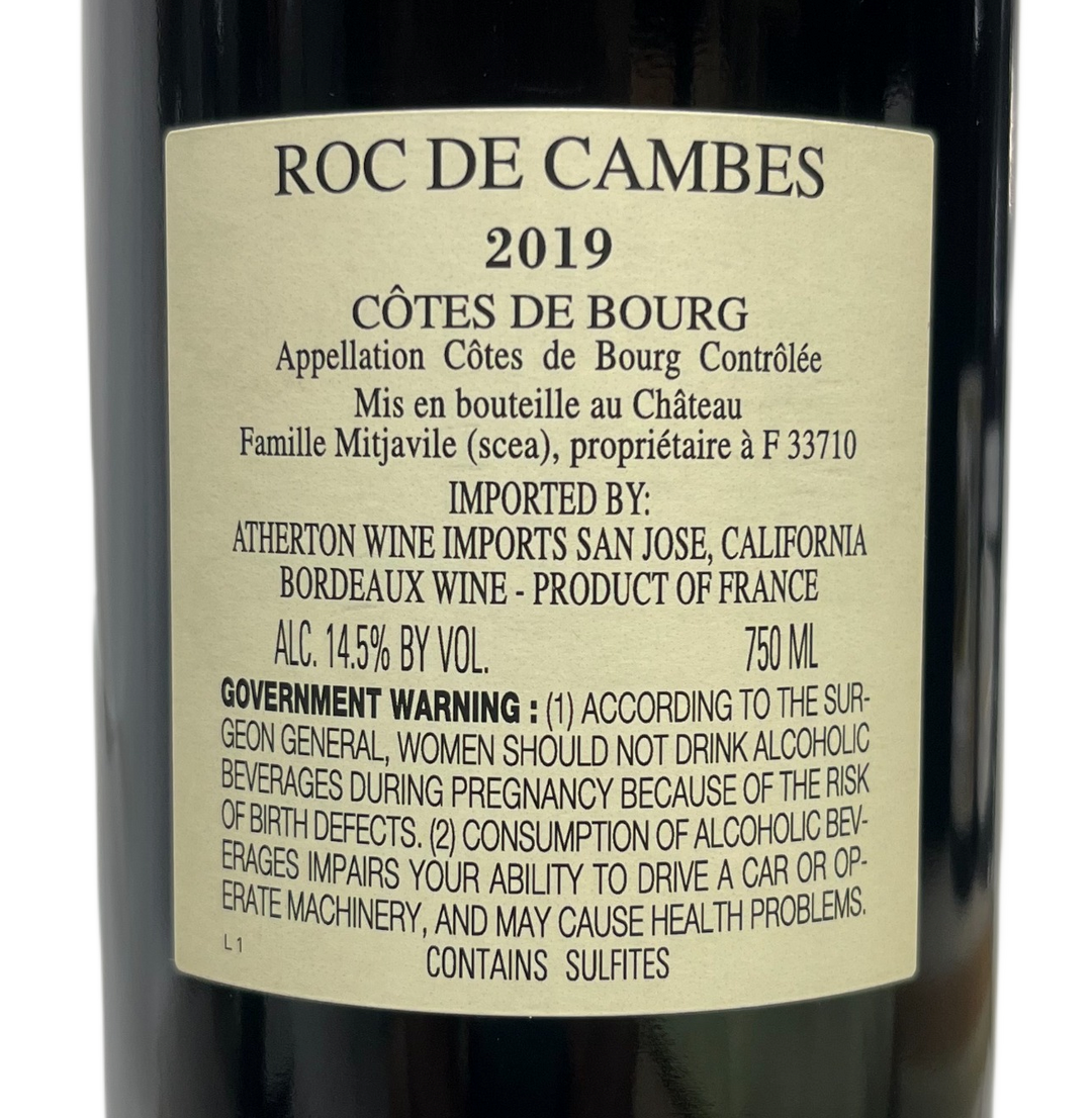 2019 Roc De Cambes Cotes de Bourg