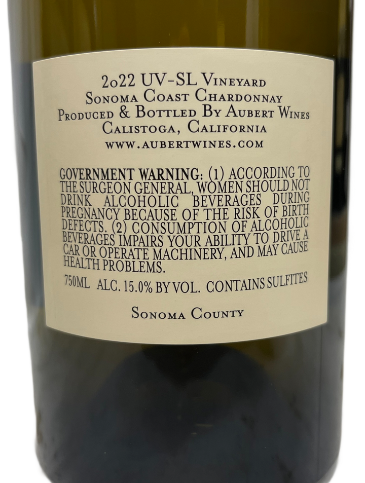 2022 Aubert UV-SL Vineyard Chardonnay