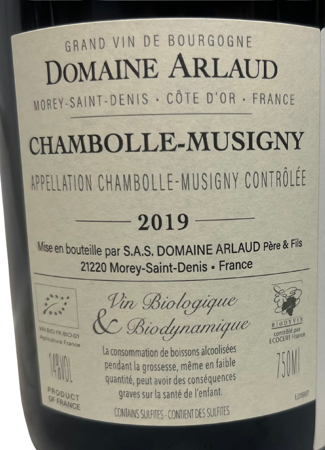 2019 Arlaud Chambolle Musigny