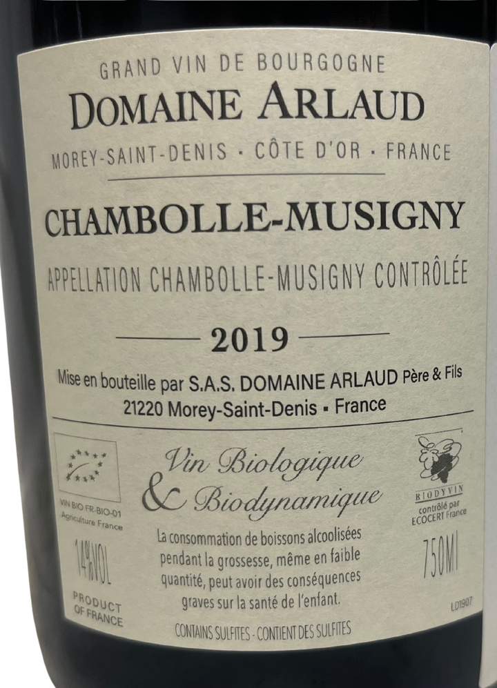 2019 Arlaud Chambolle Musigny