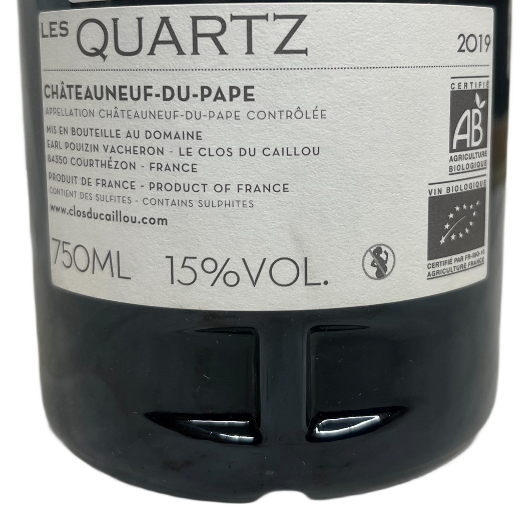 2019 Clos Du Caillou Chateauneuf du Pape les Quartz