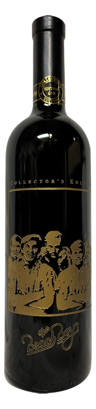 Celebrity Cellars The Beach Boys Proprietary Red Wine Etched Bottle