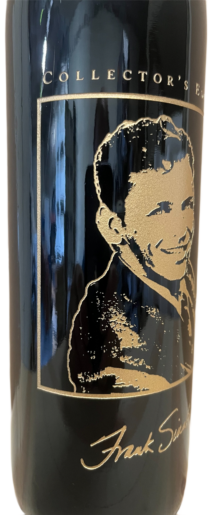 1995 Celebrity Cellars Frank Sinatra Proprietary Red Wine Etched Bottle