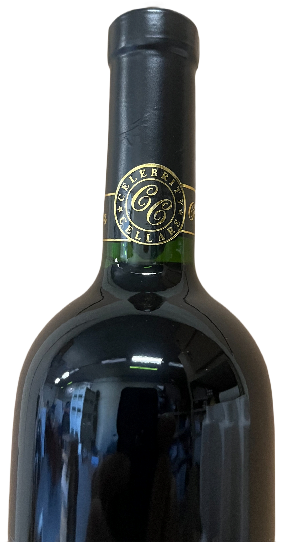 1995 Celebrity Cellars Frank Sinatra Proprietary Red Wine Etched Bottle