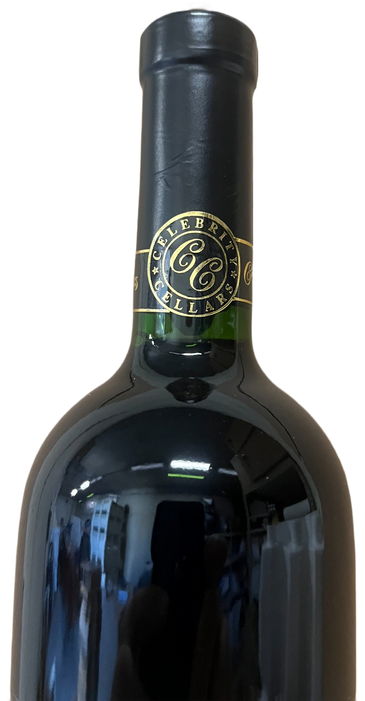 1995 Celebrity Cellars Frank Sinatra Proprietary Red Wine Etched Bottle