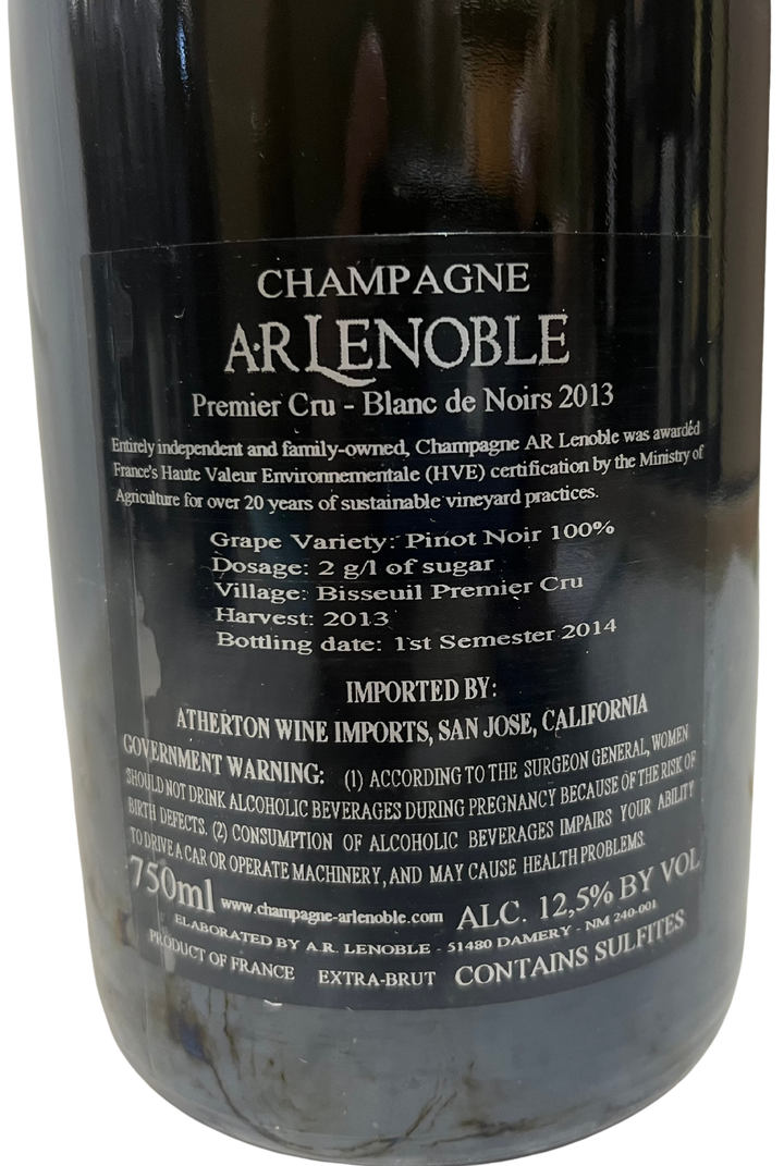 2013 AR Lenoble Champagne Grand Cru Blanc de Noirs