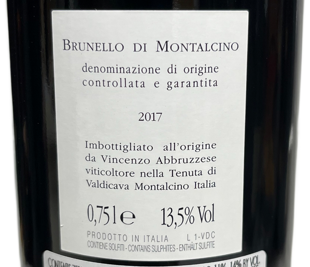 2017 Valdicava Tuscany Brunello di Montalcino