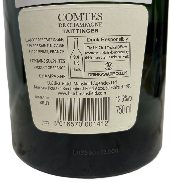 2008 Taittinger Champagne Comte de Champagne Blanc de Blancs