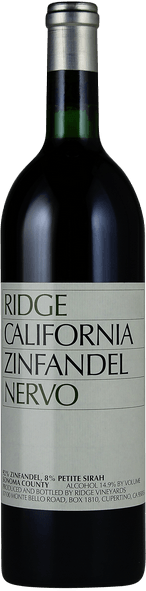 2001 Ridge Nervo Vineyard Zinfandel