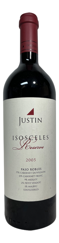 2005 Justin Vineyards Isosceles Reserve Proprietary Red