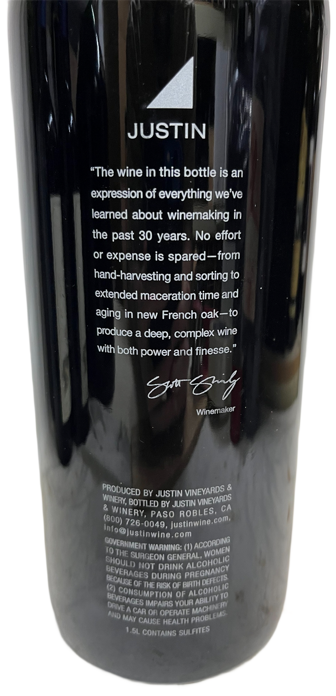 2011 Justin Vineyards Isosceles Reserve Proprietary Red