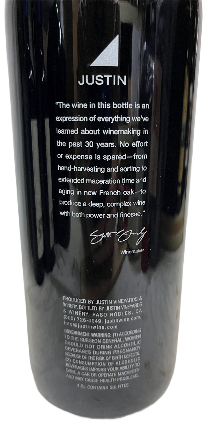 2011 Justin Vineyards Isosceles Reserve Proprietary Red