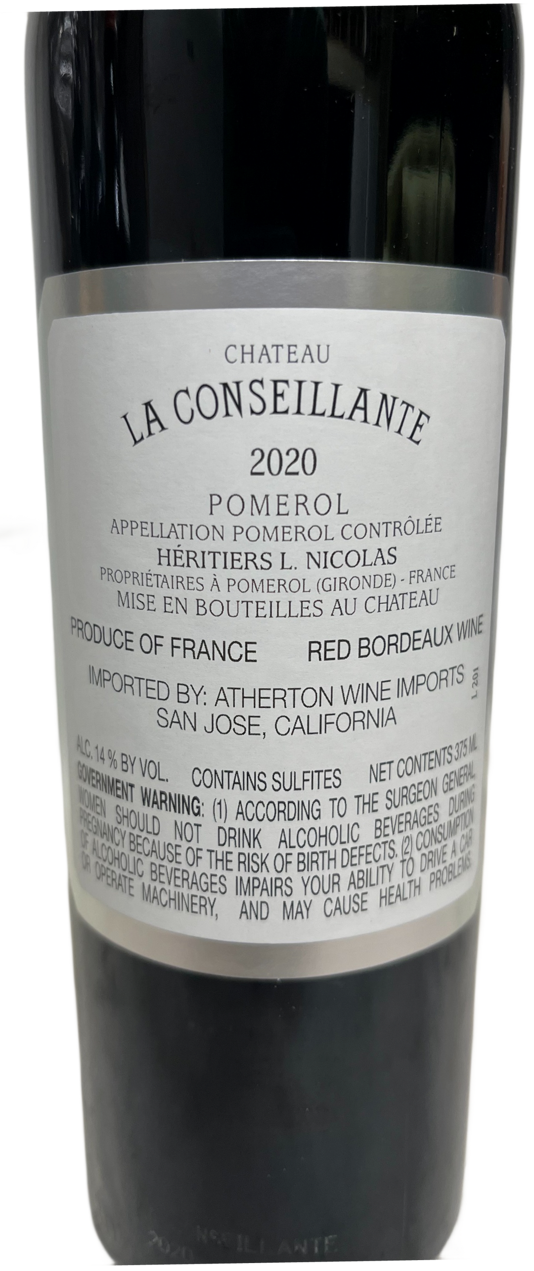2020 La Conseillante Pomerol