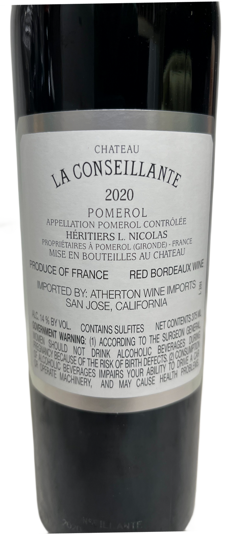 2020 La Conseillante Pomerol