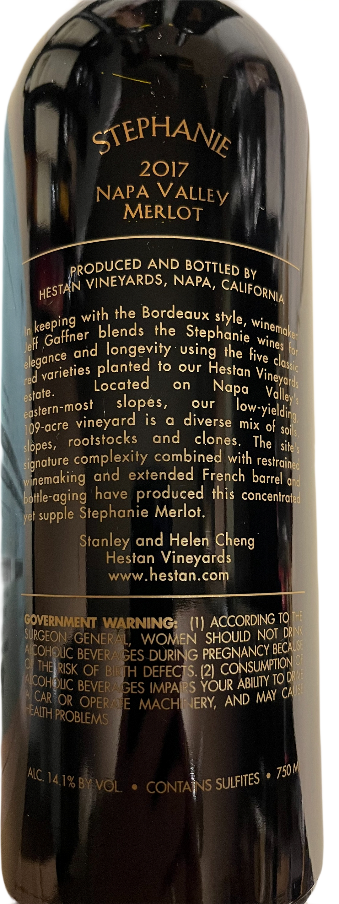 2017 Hestan Vineyards Stephanie Merlot