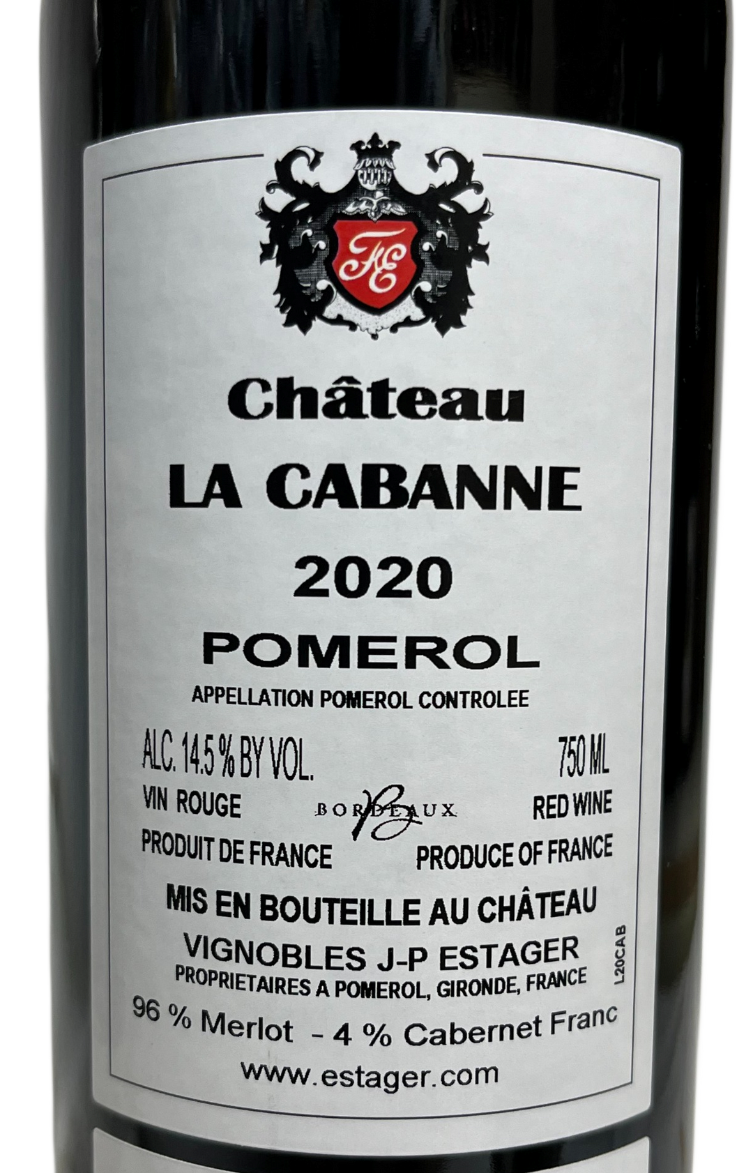 2020 La Cabanne Pomerol