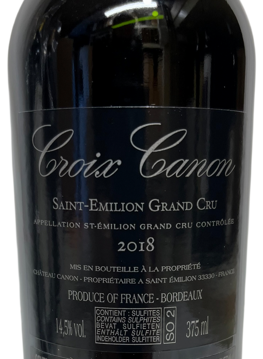 2018 Croix Canon St Emilion