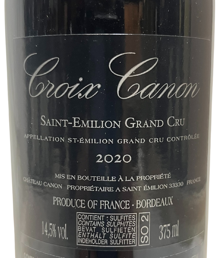 2020 Croix Canon St Emilion